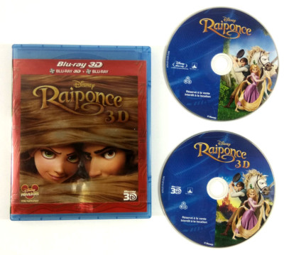 Double Blu Ray Disney VF Rapunzel 3D Raute Nr. 101 schneller Versand und Sendungsverfolgung