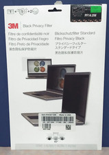 3M PF14.0 Widescreen LCD Laptop Monitor Black Privacy Filter, Used