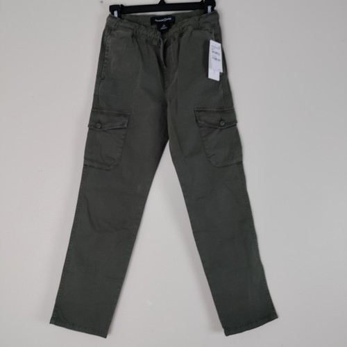 Treasure & Bond Size M (8-10) Samra Olive Green Drawstring Unisex Kids Pants NWT - Picture 2 of 16