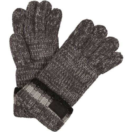 Regatta Davion III Knitted Gloves - Grey - Picture 1 of 1