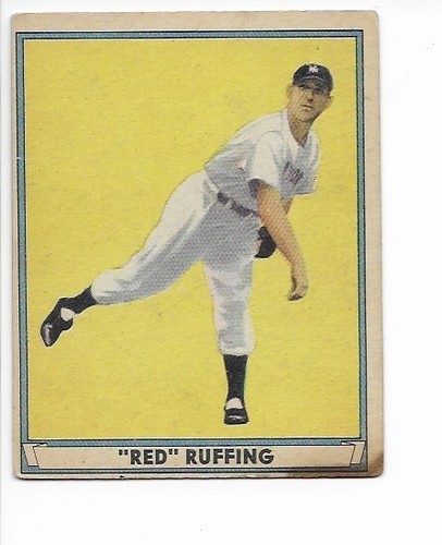 1941 Play Ball #20 Red Ruffing - VG+ - New York Yankees - 第 1/2 張圖片