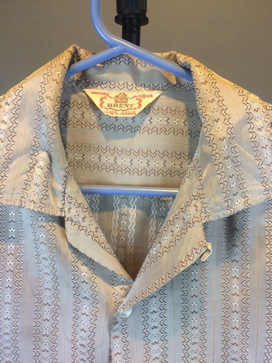 50s BRENT vintage rayon shirt