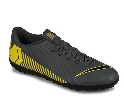Scarpe da calcetto uomo NIKE Mercurial Vapor 12 club tf grigio giallo  AH7386-070 | eBay