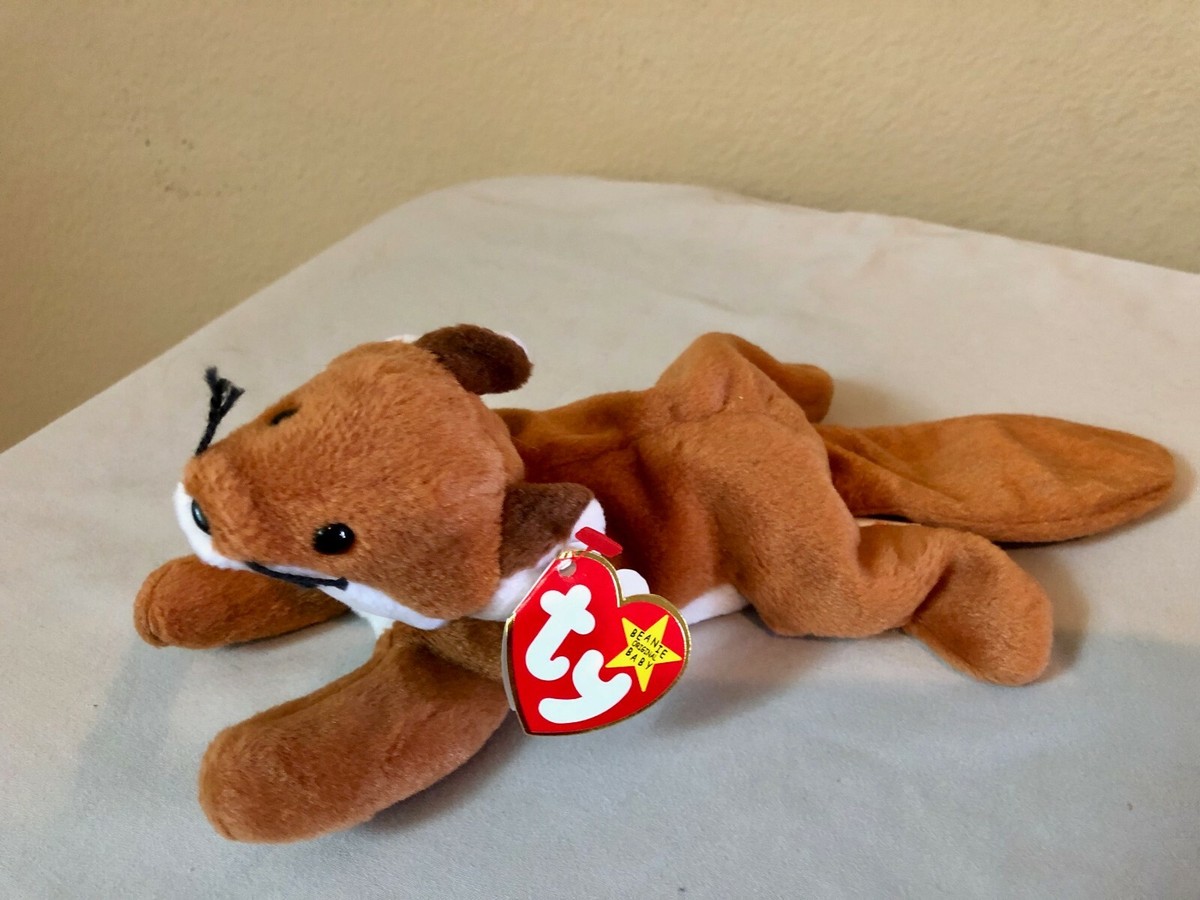Sly the Fox Ty The Beanie Babies Collection 1996 Retired P.V.C.