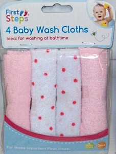 soft baby face cloths