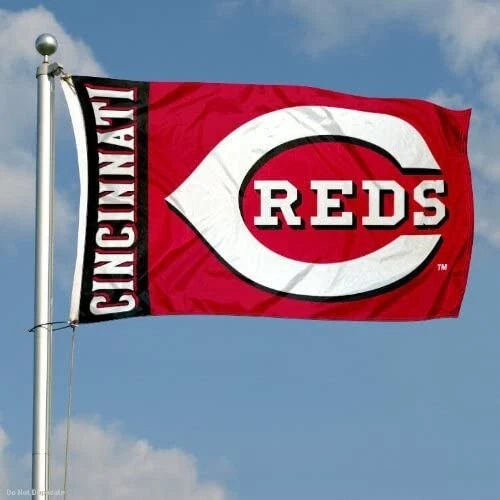 Cincinnati Reds 3x5 ft Flag Banner MLB Baseball Champions Free Shipping - Image 4 of 4