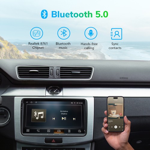 DAB+VWA12S 9" Android 13 8Core GPS Sat Nav Car Stereo Radio For VW EOS Bora Golf - Picture 12 of 24