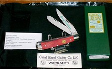 Canal Street Redbone Knife Christmas CS Shield & Inscription W/Packaging,Papers