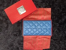 Vintage Saks Fifth Avenue Mundi Nappa Leather Wallet, 1977 - Never Used