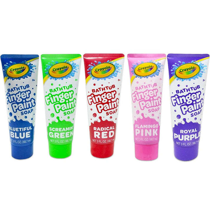 Crayola Bathtub Finger Paint Soap 3 Pack New Vibrant Colo Sk