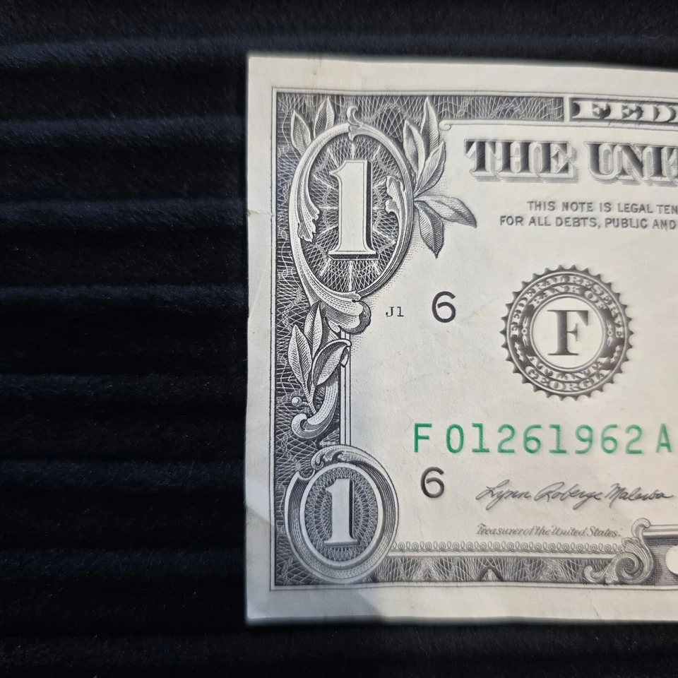 January 26, 1962 - $1 Bill Birthday Note - One Dollar Bill - Serial # 01261962 - Image 4 of 4