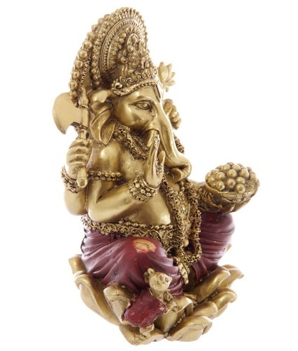 Ganesha Statue Hinduismus Buddha buddafigur indien buddhismus ganescha Figur TOP - Bild 2 von 4