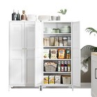 White Kitchen White Cabinets & Cupboards