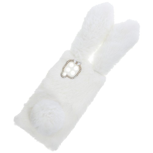 Furry Rabbit Phone Case Adorable Plush Phone Protector Compatible for A42 5G - 第 1/12 張圖片