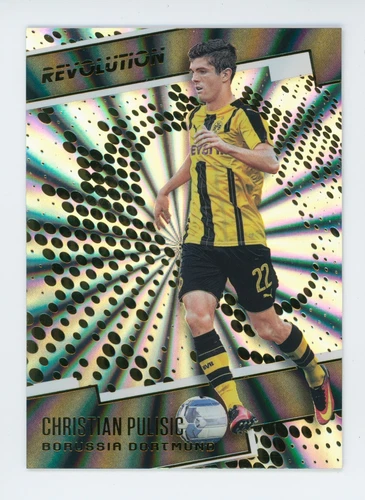 2017 Christian Pulisic Panini Revolution Sunburst Dortmund Rookie Card SP