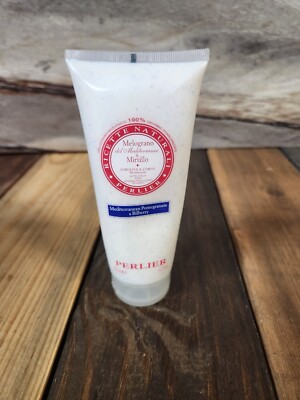 Perlier Melograno Mediterranean Pomegranate & Bilberry Body Scrub Polish NEW 6.7