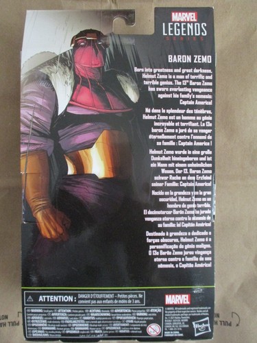 Marvel Legends Marvel Baron Zemo Walgreen Exclusive - Picture 3 of 4