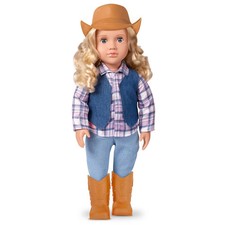 Our Generation Ashleigh 18" Cowgirl Doll in Western-Inspired Outfit