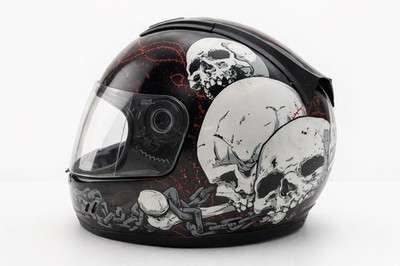 Icon Airform Motorcycle Helmet Skull Graphic Black Red Size XL DOT Full Face Y2K | eBay Icon Airform Motorcycle Helmet Skull Graphic Black Red Size XL DOT Full Face Y2K | eBay