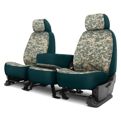 For Chevy K3500 95-00 Dash Designs Camo 1st Row Digital Green Custom Seat Covers