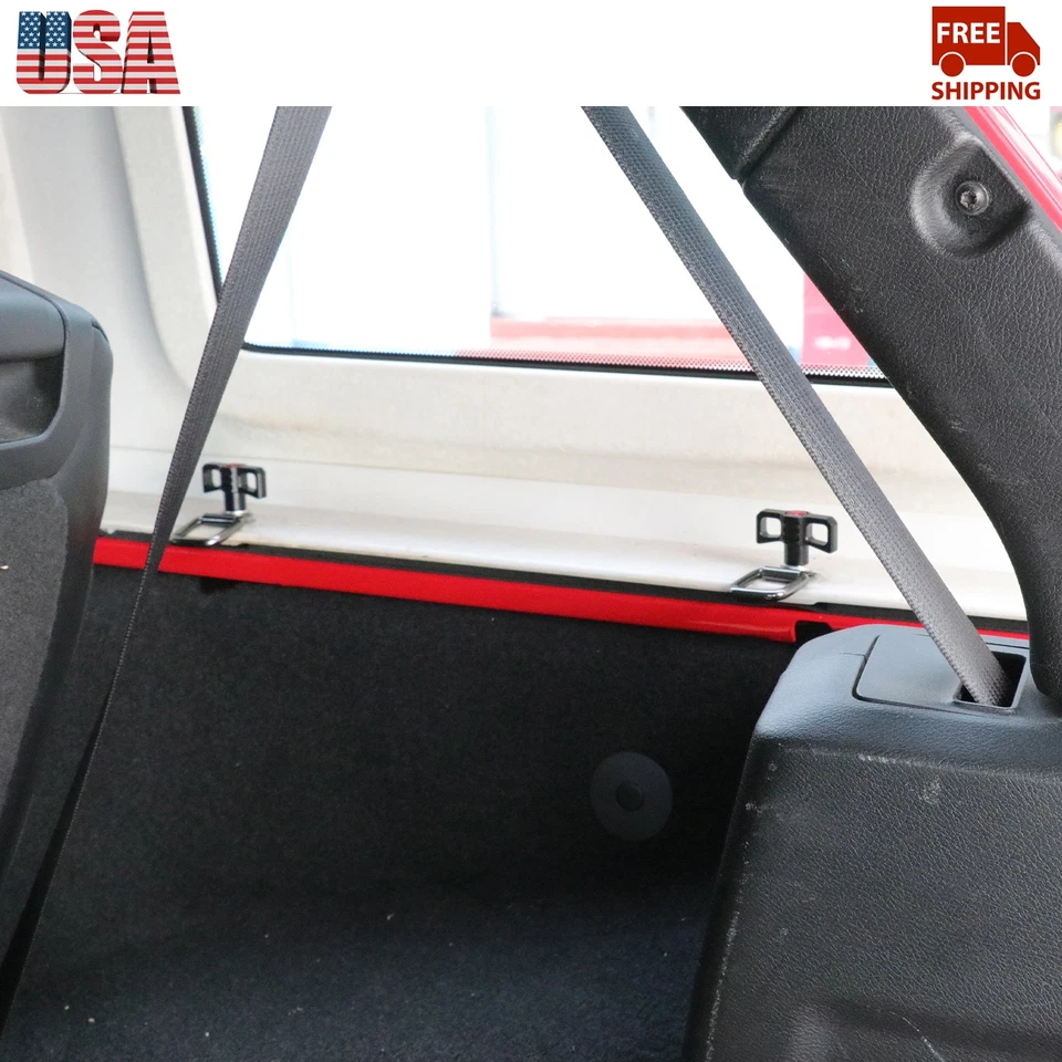 6X Universal Easy On Off Hard Top Fasteners Nuts Bolts For Jeep Wrangler JK JL Foto 3 de 4