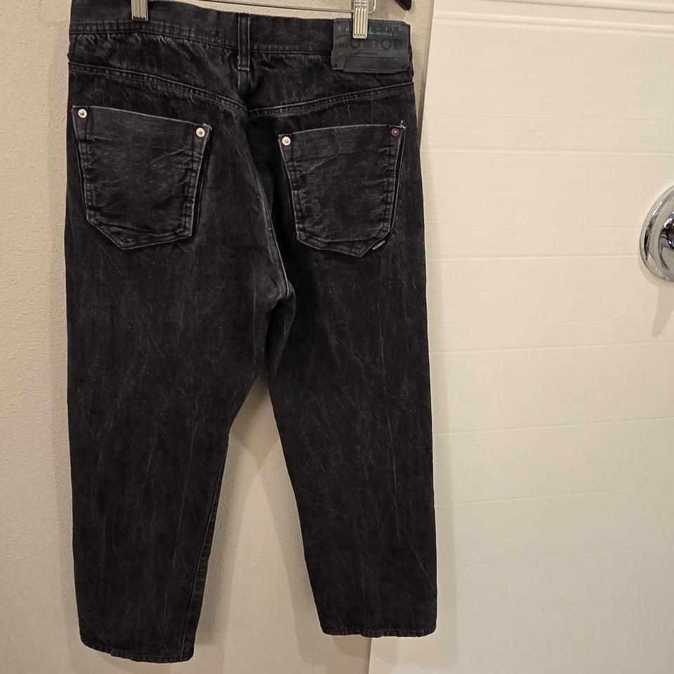 Jeans Rockmith cru selvedge tamanho 34x28 botão mosca - Imagem 2 de 4