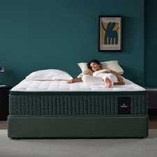 12 Inch Queen Hybrid Mattress, Plush Firm Feel with Cooling Gel Memory Foam ...