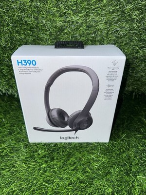 Logitech H390 Over-Head Comfort USB Headset w/ Noise-Canceling Microphone * NEW