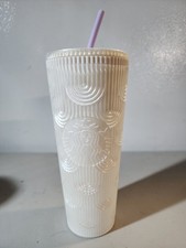 2023 NEW Starbucks 24oz Pearl White Mermaid Cold Cup Tumbler Siren Shell