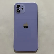 Original Back Glass Housing Cover Frame Replacement For iPhone 12 Purple