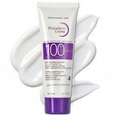 SPF 100 Sunscreen for Face, Sun Active Defense Cream, Broad Spectrum UVA UVB Pro