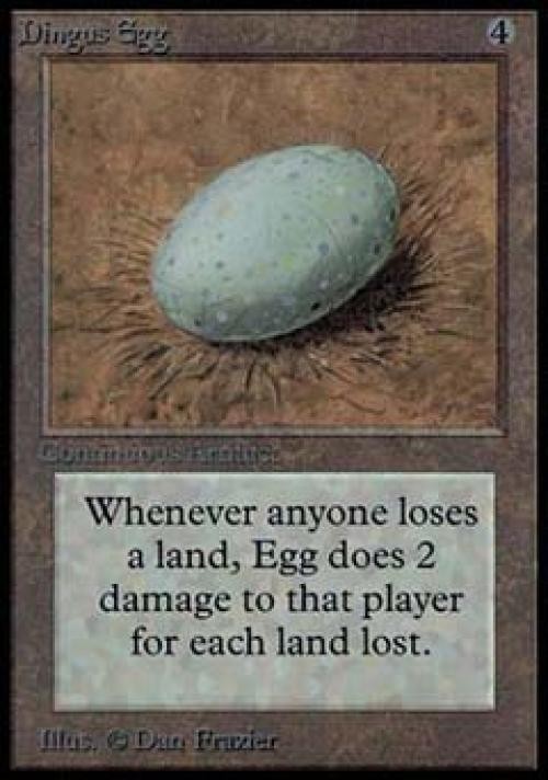 MTG English Dingus Egg Heavy Play Normal Alpha