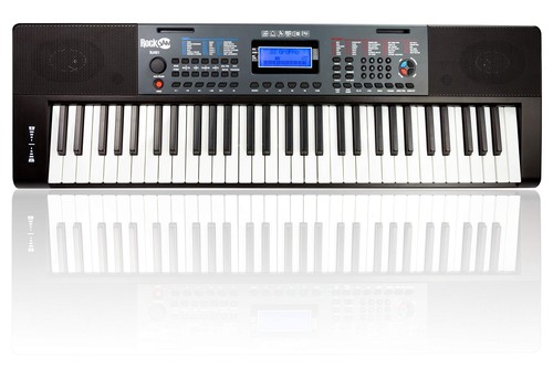 61 Key Keyboard Piano with Pitch Bend, Power Supply, Sheet Music Stand, Piano... - Picture 2 of 9