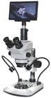 Gemology Darkfield Stereo Microscope 7–60×, 1:9 Zoom, 4K Camera /Display