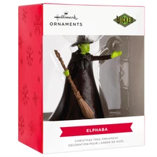Elphaba WICKED Hallmark Christmas Ornament NEW IN HAND NEW IN BOX