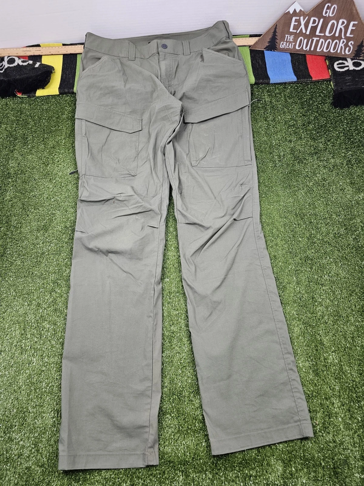 5.11 mens tactical apex pants 34x34 green lightweight stretch trail hiking