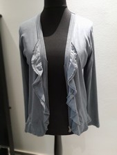 Marc Cain Jacke, Cardigan, Sweatjacke, Baumwolle, Blau, Größe 44/N6