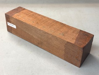 African Mahogany wood turning blank dry No cracks 12.25" x 3" x 3"