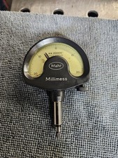 "BUTTERY SMOOTH ACTION" MAHR MILLIMESS LARGE DIAL INDICATOR .00005 28 MM STEM