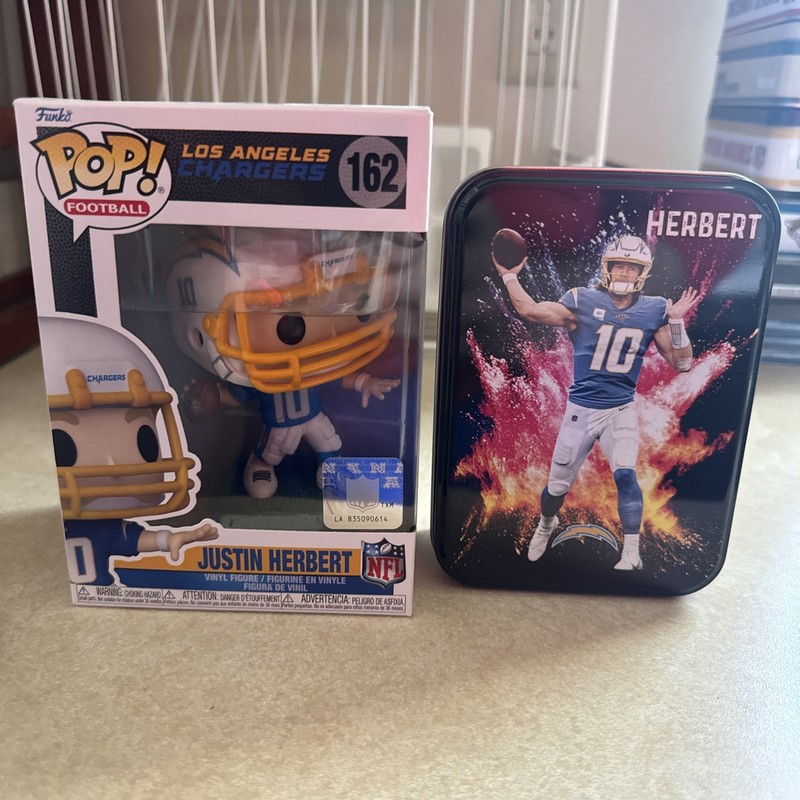 Funko NFL Chargers Justin Herbert Pop Vinyl Action Figure #162