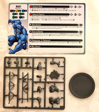 Marvel Crisis Protocol: Beast model, character card, base X-Men Starter Set