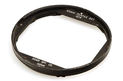 Asahi Pentax 6x7 Bajonett Filterhalter für Filterfolien Frontgewinde   82mm