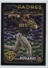 2024 Topps Series 2 Super Box Black Foil Eguy Rosario #414 0t2