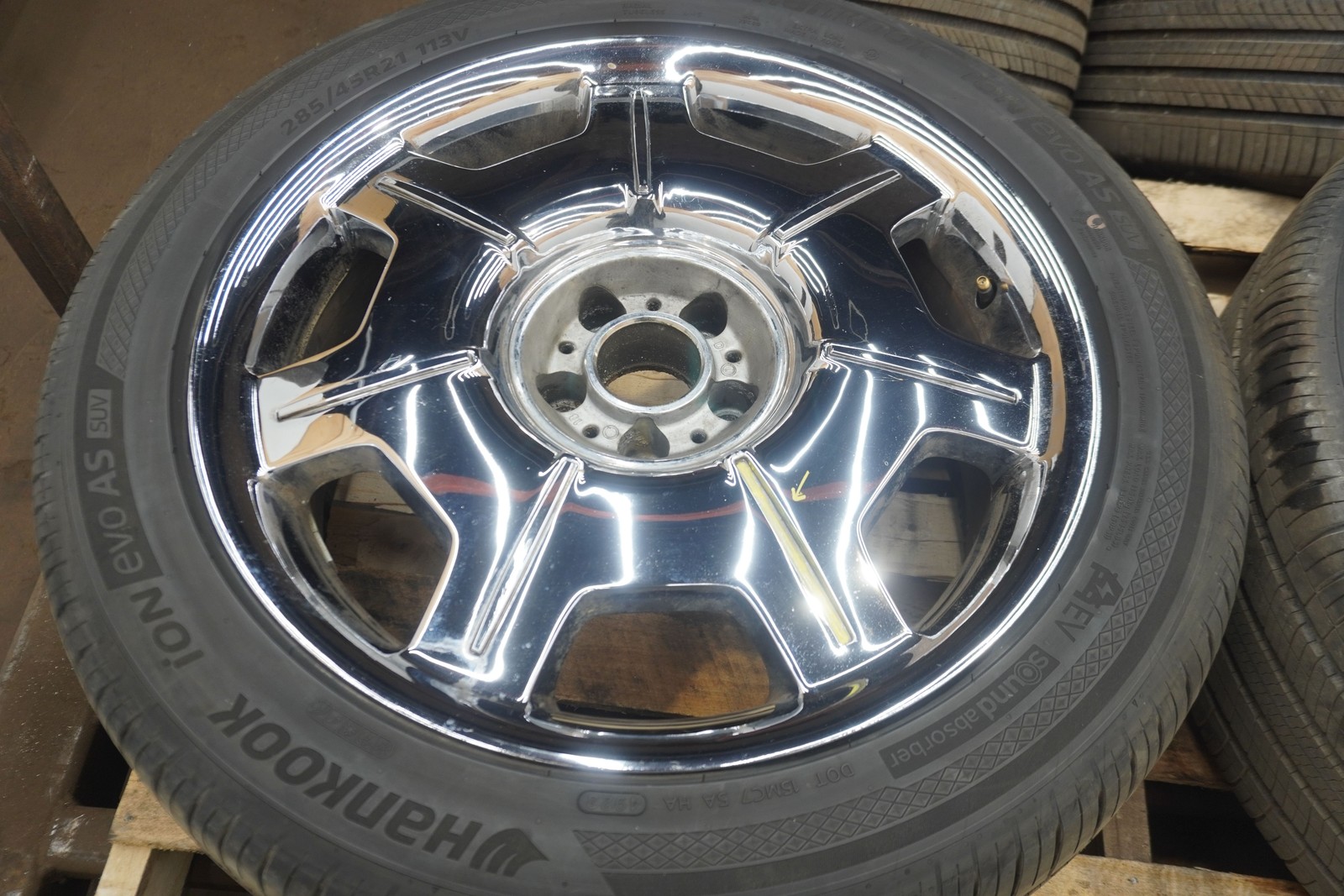 Chrome 21" Staggard Wheel Rim La 173 5x120 36116768759 Rolls Royce Phantom VII