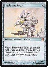 MTG Foil - Sundering Titan - 13 / LP / English