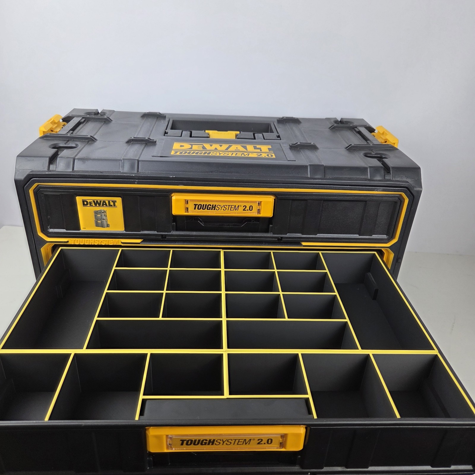 Dewalt Tough System 2.0 Compatible 3 Drawer Organiser Bins Insert Tray Divider 2