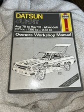 Haynes Datsun Sunny Owners Workshop Manual 1978 to 1982 All Models Book Hardback