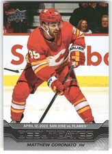 2023-24 Upper Deck #DD-11 Matthew Coronato Debut Dates