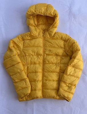 TNA Aritzia The Little Puff Goose Down Jacket Size Medium Yellow Packable