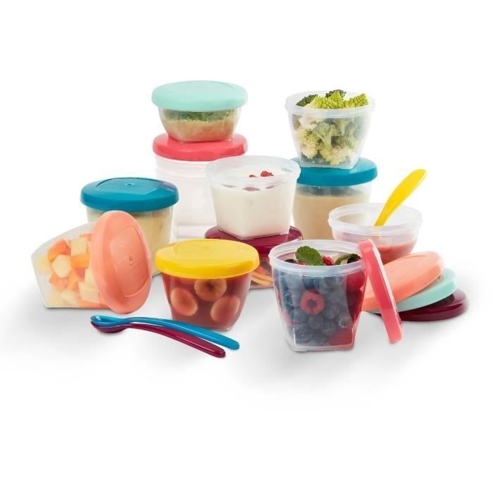 Babybols Babymoov pots de conservation hermétiques contre le gaspillage repas
